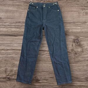 Express Mom Jean Super High Rise Dark Blue Denim Jeans Women’s Size 2